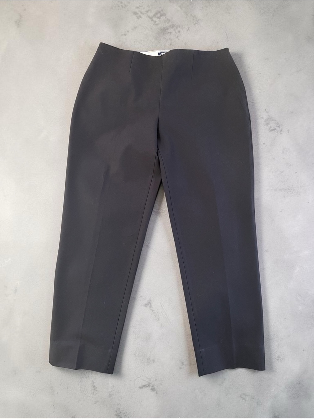 Lands' End Black Women's Slim Leg Pants Size 14 NWT